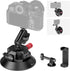 NEEWER 4.5" Suction Cup Camera Mount with Ball Head, Quick Release Car Mount, Compatible with iPhone DJI Insta360, CA105