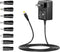Basicvolt 5V 2A AC Adapter, Versatile Power Supply Wall Charger with 8 Tips for Camera, BT Speaker, GPS, USB Hub, TV Box