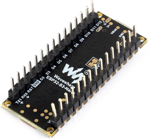 ESP32-S3-Nano Microcontroller Development Board, Pre-Soldered Header, Based on ESP32-S3R8 Chip, 2.4GHz Wi-Fi and
