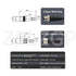 M12 A-Code 8 Pin Female Cable Sensor Industrial Aviation Connection Anti-Vibration for Actuator Devices 2M/6.6FT