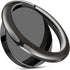 Smooth Alloy Phone Ring Grip Holder, 360 Rotation Finger Ring Kickstand for iPhone, iPad, Samsung, All Smartphones