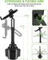 Upgraded Cup Phone Holder for Car, Universal No Shaking Cup Holder Phone Mount with Expandable Base