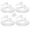 Smays 4-Pack 25 ft Extension Cable for WYZE Cam v4, v3, and v3 Pro, Long Flat Micro USB Cord