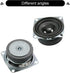 Fielect 2Pcs DIY Magnetic Speaker, 3W 4 Ohm Full Range Stereo Woofer Replacement for Arduino, 52mm Diameter