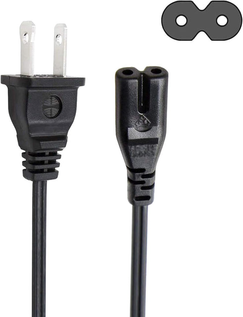 8ft Power Cord for Samsung Soundbar, Subwoofer Home Audio Theater, Game Day Rechargeable Speaker System