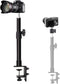 AceTaken Camera Stand, Overhead Camera Mount with Desk Clamp Compatible with Canon DSLR