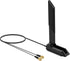 External WiFi 6 6E Tri-Band Antenna, Magnetic Base Replacement Antenna for PC Desktop, Asus Rog Strix, Gigabyte Aorus