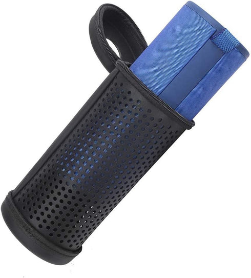 Travel EVA Case with Strap, Hollowed Mesh Storage Bag for MEGABOOM 3 Portable Wireless Speaker