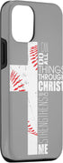 iPhone 14 Christian Bible Verse Case for Baseball Players - Perfect Gifts for Fans!