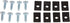 Metra 82-6901 Universal Speaker Adaptor Plates, 9 inches