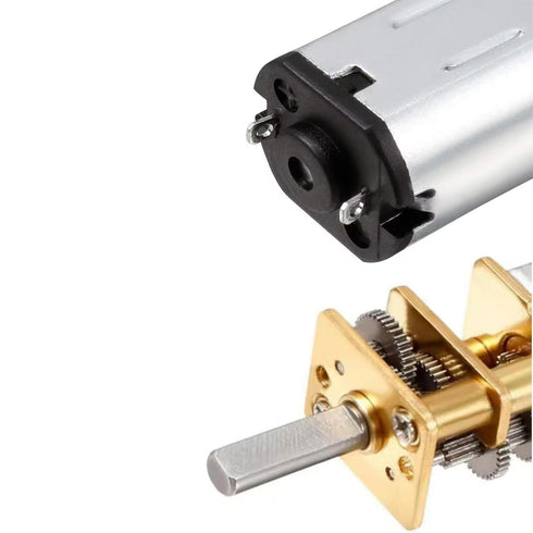 priaolker 6V 60RPM GA12-N20 3mm (2 Micro DC Gear Motor with All-Metal Gear Box Motor Shaft High Torque Gear Motor