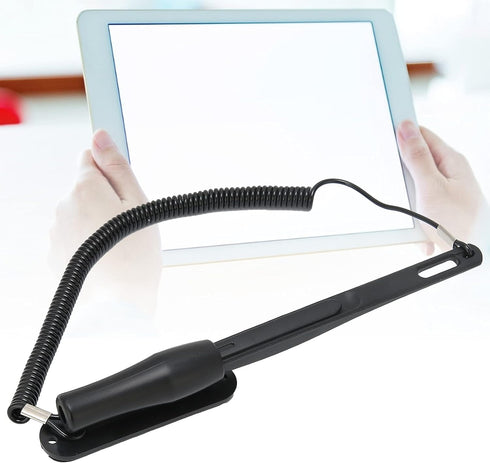 Resistive Touchscreen Pen Car Navigator Touch Stylus Painting Pen Proof Touchscreen Stylus with Spring Rope Fixing Base for Electronic