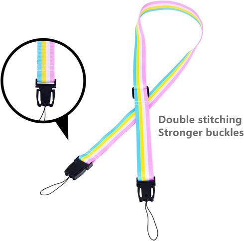 Sunmns Camera Neck Shoulder Strap for Instax Mini 12/11/9/8/90/70 Instant Film Camera, Rainbow