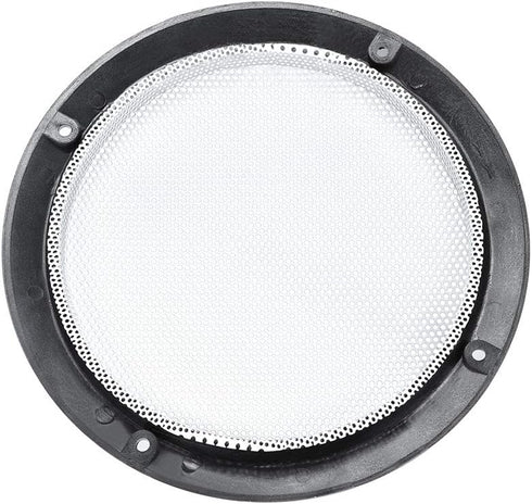 uxcell 8" Speaker Grill Mesh Decorative Circle Woofer Guard Protector Cover Accessories (White)