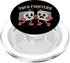 Nemons Goth Clothing Tofu Fighters - Funny Vegan Pun - Plant-Based Music Humor PopSockets PopGrip