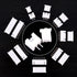 Glarks 1180 Pieces 2.54mm 2/3/4/5/6/7/8/9 Pin Housing Adapter Cable Connector Socket Male and Female with JST-XHP