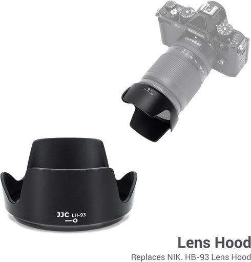 Lens Hood for Nikon Nikkor Z 24-200mm F4-6.3 VR, Reversible Shade Replace Nikon HB-93, Compatible with 67mm