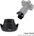 Lens Hood for Nikon Nikkor Z 24-200mm F4-6.3 VR, Reversible Shade Replace Nikon HB-93, Compatible with 67mm
