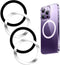 WYNK Universal Metal Rings - Compatible with Apple Magsafe Charger/Wallet/Battery Pack, 4 PCS for iPhone and Samsung