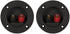 Goldwood RGT-5025-2 Sound Speaker Box Terminal Cups, 2 Round Power Speaker Terminal Plates, Black