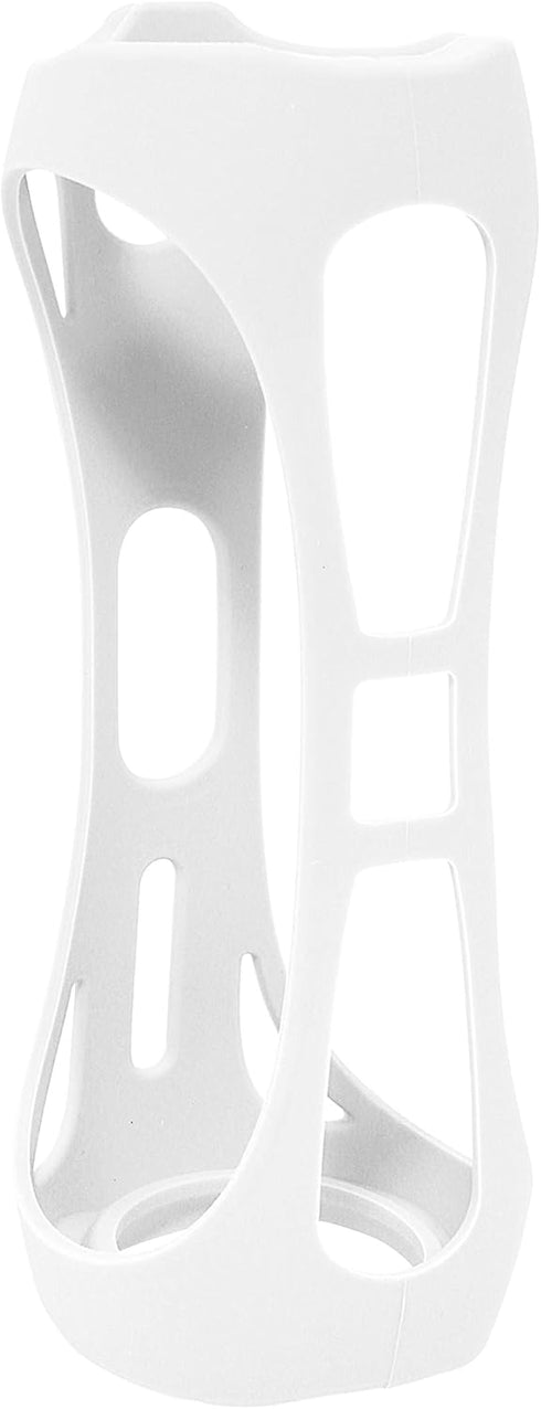 Alltravel Silicone Cover Skin for JBL FLIP 5 Waterproof Bluetooth Speaker, Customized Protection Solution (White)