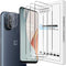 Orzero Compatible for OnePlus Nord N100, 3 Pack Tempered Glass Screen Protector + 2 Pack Flexible Camera Lens