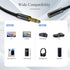 2 Pack 3.5mm Headphone Extension Cable, 4Ft Male to Female AUX Cord for Speakers, PC, MP3 and All 3.5mm Devices