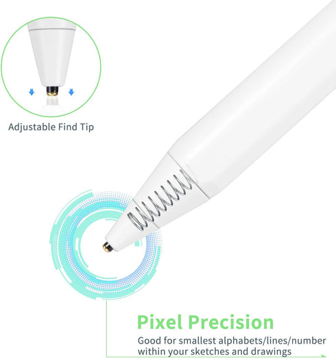 Active Stylus for Samsung Galaxy Tab A 8"/10.5", Electronic Capacitive Type-C Rechargeable Pencil, Good for Sketching