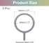 uxcell 3Pcs Magnetic Adapter Ring, Magnetic Sticker Ring Metal Universal Magnet Wireless Charging Conversion Kit