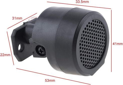 2pcs Dome Tweeters, 12V 500W High Efficiency Car Stereo Speakers, TP-006A Mini Dome Tweeter Speakers for Car Audio System Accessories