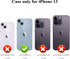 MMHUO for iPhone 13 Case with Card Holder, Flower Magnetic Back Flip Case for iPhone 13 Wallet Case for Women, Protective Case Phone Case for iPhone 13,Blue