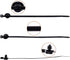 Fir Tree Nylon Push Mount Cable Zip Ties, 8 inch Adjustable Self Locking Tie Wire Clip Holder (20 Pack)