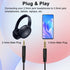 Replacement Audio Cable for Bose Headphones, 2.5mm Male to 3.5mm Male Aux Cord with Mic for QC25 QC35 NC700