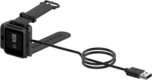 2-Pack Charger Compatible with Amazfit Bip S - Replacement Charging Dock 3.3ft USB Cable for Amazfit Bip S A1805