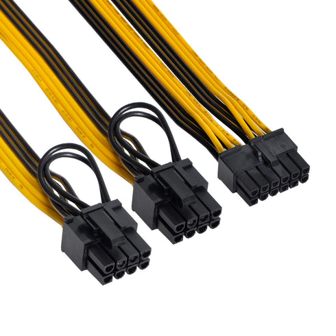 Chenyang 12Pin to ATX Dual 8Pin & 6Pin Splitter GPU Modular Cable for 3080 3090 AX850 AX750 AX650
