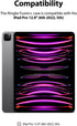 Ringke Fusion Plus Case with Pencil Holder, Compatible with iPad Pro 12.9 (6th & 5th Gen), Clear Shockproof Bumper