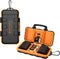 K&F Concept Camera Battery SD Card Holder for 4 SD Cards, 2 Camera Batteries, Water-Resistant Anti-Shock Case, Small SD
