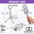 YOSINXU Smartphone,360 1/4" Magnetic Tripod Portable Cellphone Stand for Recording Travel, Compatible with Adjustable