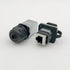 CNLINKO RJ45 Ethernet Industrial Connector, Male Plug & Female Panel Mount Socket Jack, Outdoor Waterproof IP67, Metal