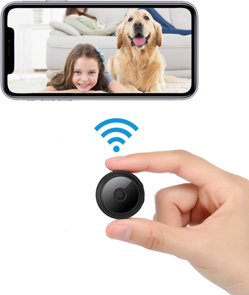 Secrect Mini Spy Camera WiFi Hidden Video Recorder, Small Camera for Spying with Night Vision Home Security