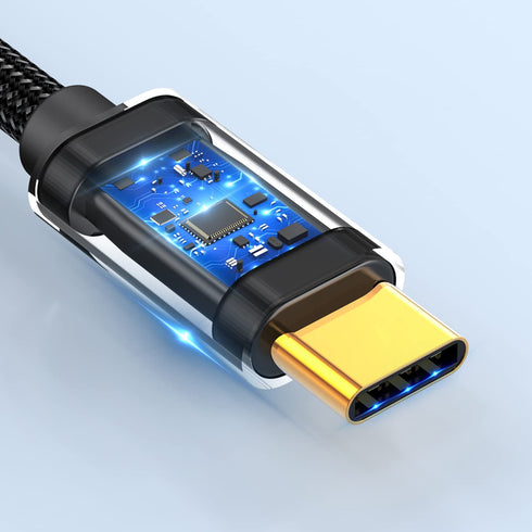 Ruaeoda USB C Cable 6 ft, 3.1A Type C Fast Charging Cable, Durable Nylon Braided Compatible with Galaxy S10/S9 Plus