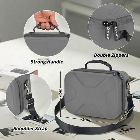 T7 R50 R100 R10 R5 R6 R8 6 Comecase Hard Camera Case for Canon EOS Rebel Mark II, DSLR Mirrorless Camera Bag with Slots