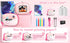Kids Instant Print Camera, 12MP Ink-Free Printing for Ages 3-10, Selfie Camera for Boys and Girls, Pink