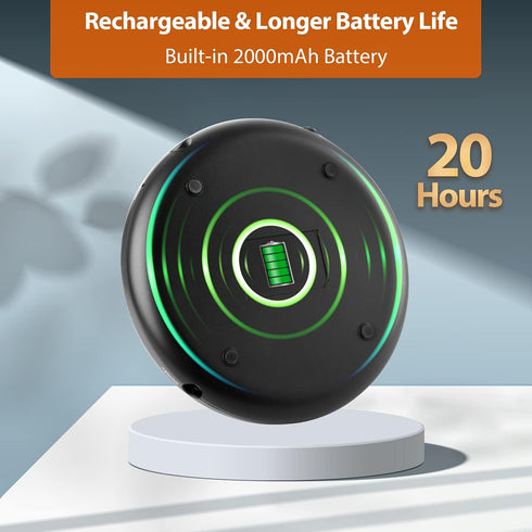 Hernido Discman 20 MP3 Rechargeable Portable CD Player for Car, with FM Transmitter, Hours Playtime Personal Compact