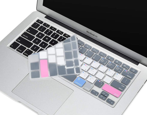 CaseBuy MAC OS Shortcut Keyboard Cover for Old MacBook Air 13" A1466 A1369 & MacBook Pro 13" & 15"