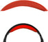 Geekria Mesh Fabric Headband Pad for Logitech G430, G930, F450, Headphones Replacement Band, Red