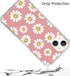 Indie Smile Face Flower Daisy Power Case for iPhone 13, Hippie Retro 90s Pink Aesthetic for Girls Boys Women Men