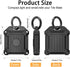 Tile Mate 2022 2024 Tracker Cover, Anti-Scratch Waterproof Case with Keychain for Carabiner, Keys, Bags, Collar Holder