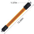 Goupchn Ultra Flat Ghost Wire Flat RG6 Coax Jumper Cable Extreme Slim F Female to Female for Window, Door 1ft