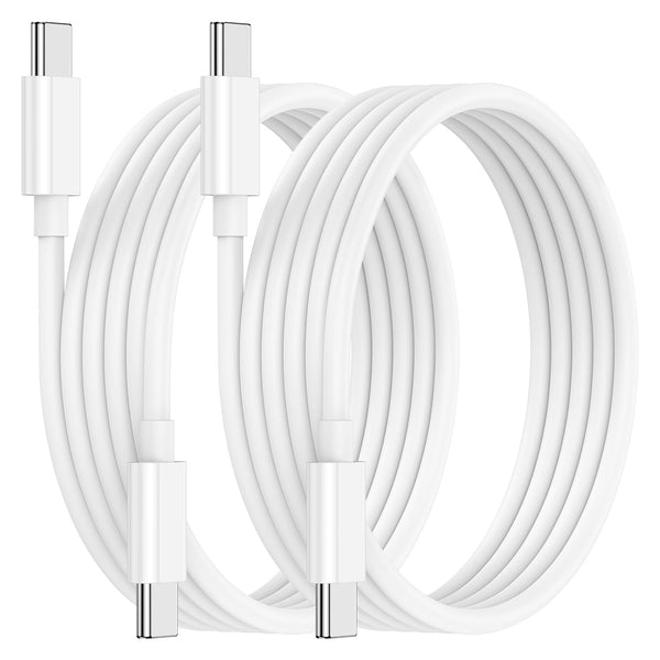USB C to USB C Cable for iPhone 15/Max/Pro/Mini, 2 Pack 60W Usbc to Usbc Cord 6 feet, Type Charging Cable for iPhone